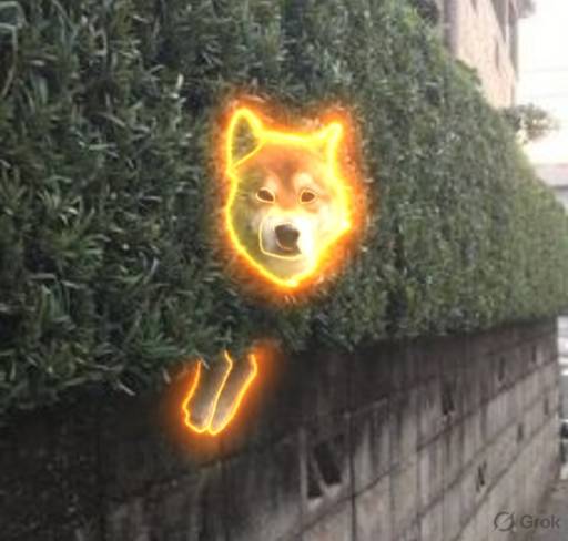 Dog in Hedge logo