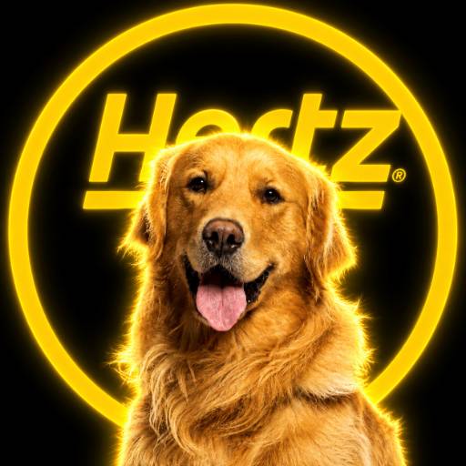 The Hertz Dog logo