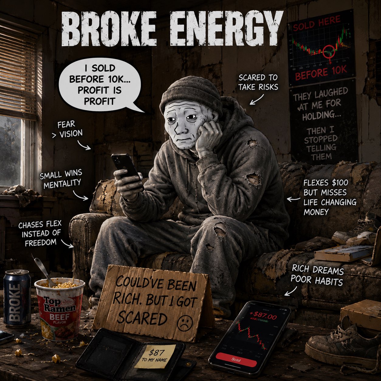 BROKE