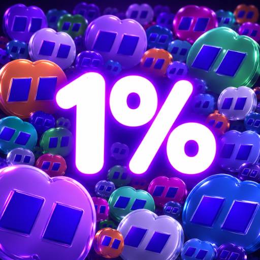 1% logo