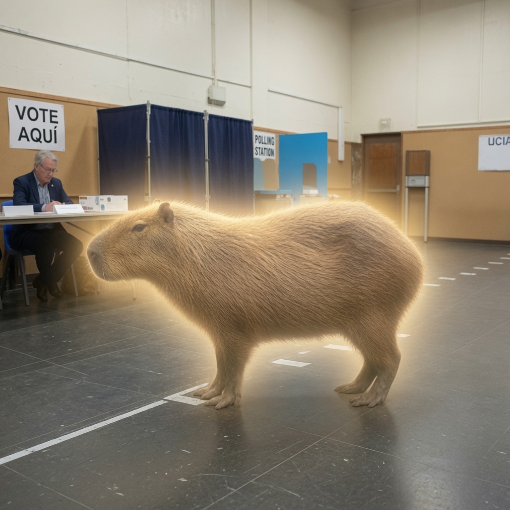 The Voting Capybaras  logo