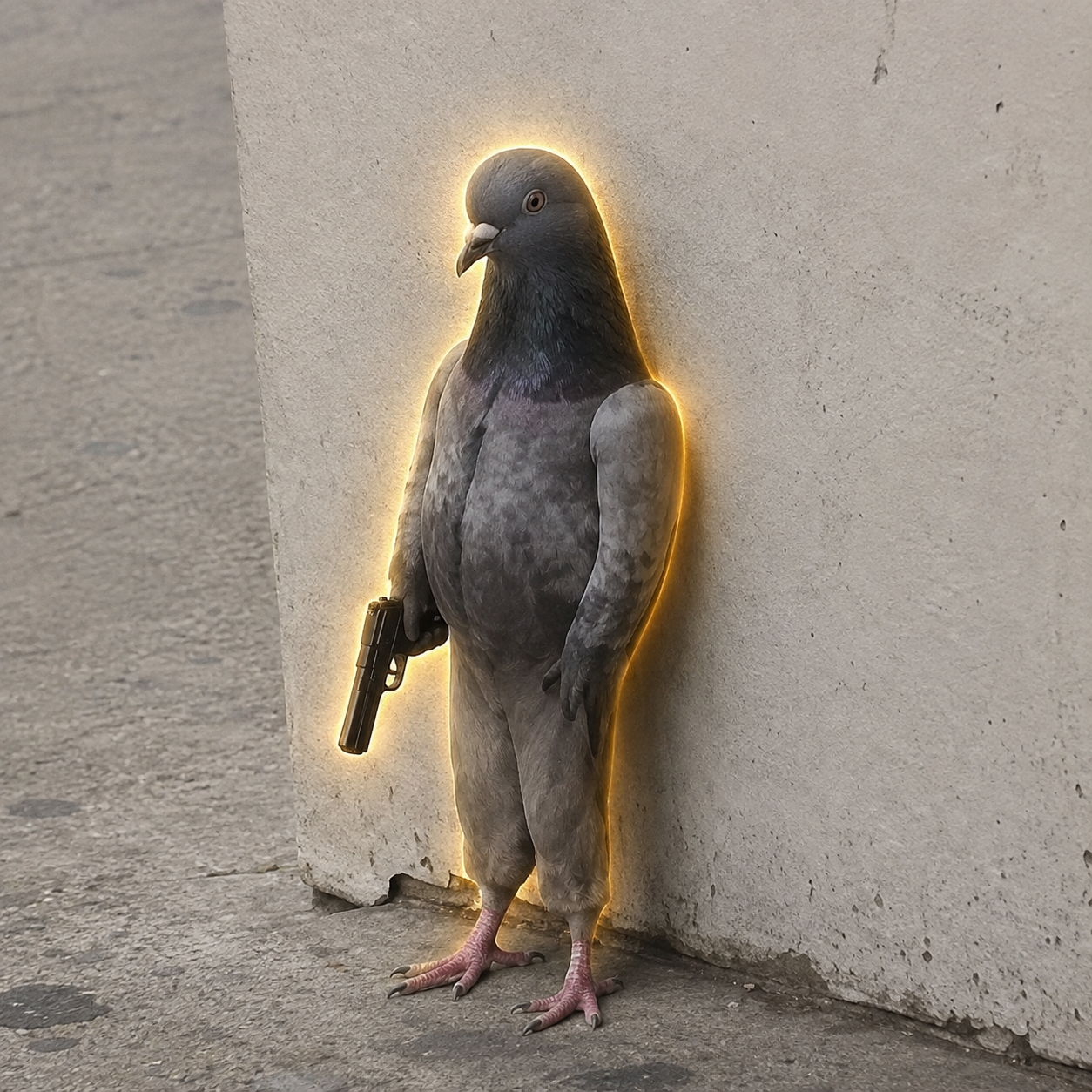 Hoodlum Pigeon logo